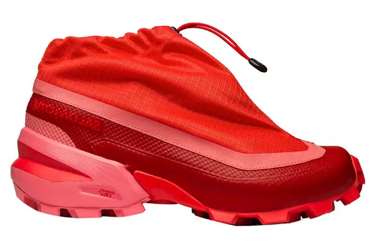 SALOMON MM6 Maison Margiela x Cross Low для амортизации противоскользящие и износостойкие низкие уличные кроссовки унисекс красные — фото 3
