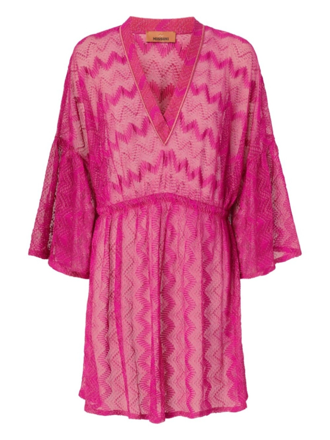 

Мини-платье Missoni с зигзагообразным узором, фиолетовый