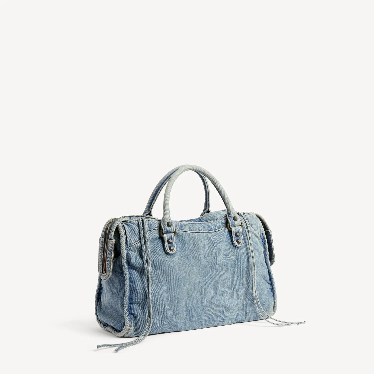 Женская сумка Le City Bag Medium синего цвета BALENCIAGA, синий — фото 3