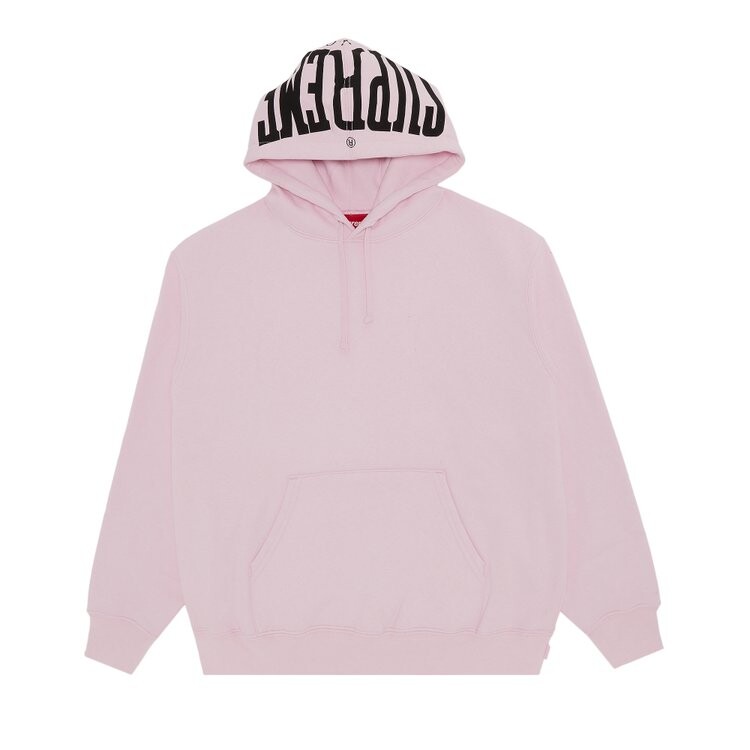 

Толстовка Supreme Warm Up Hooded Sweatshirt, розовый