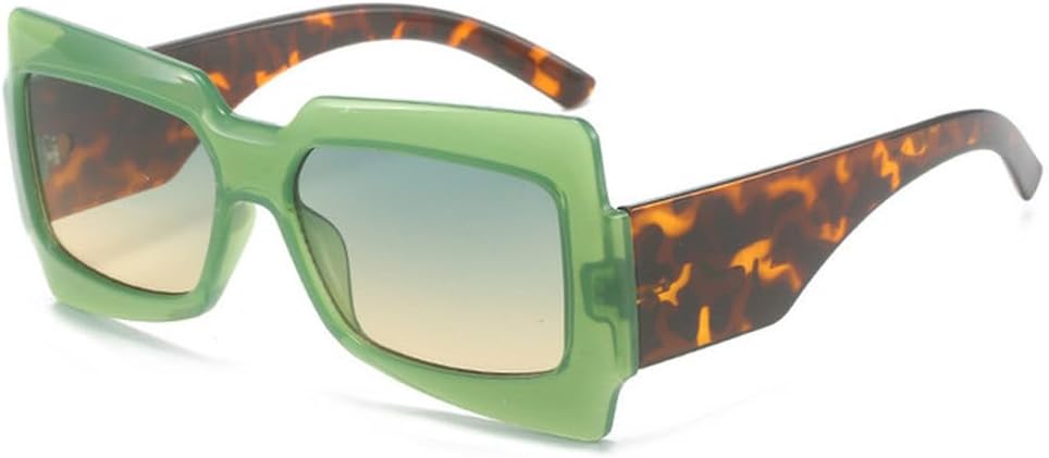 

Большие солнцезащитные очки в винтажном стиле для женщин, модные солнцезащитные очки с защитой от УФ-излучения UV400, роскошные очки для мужчин и женщин TVTBBVV, Green