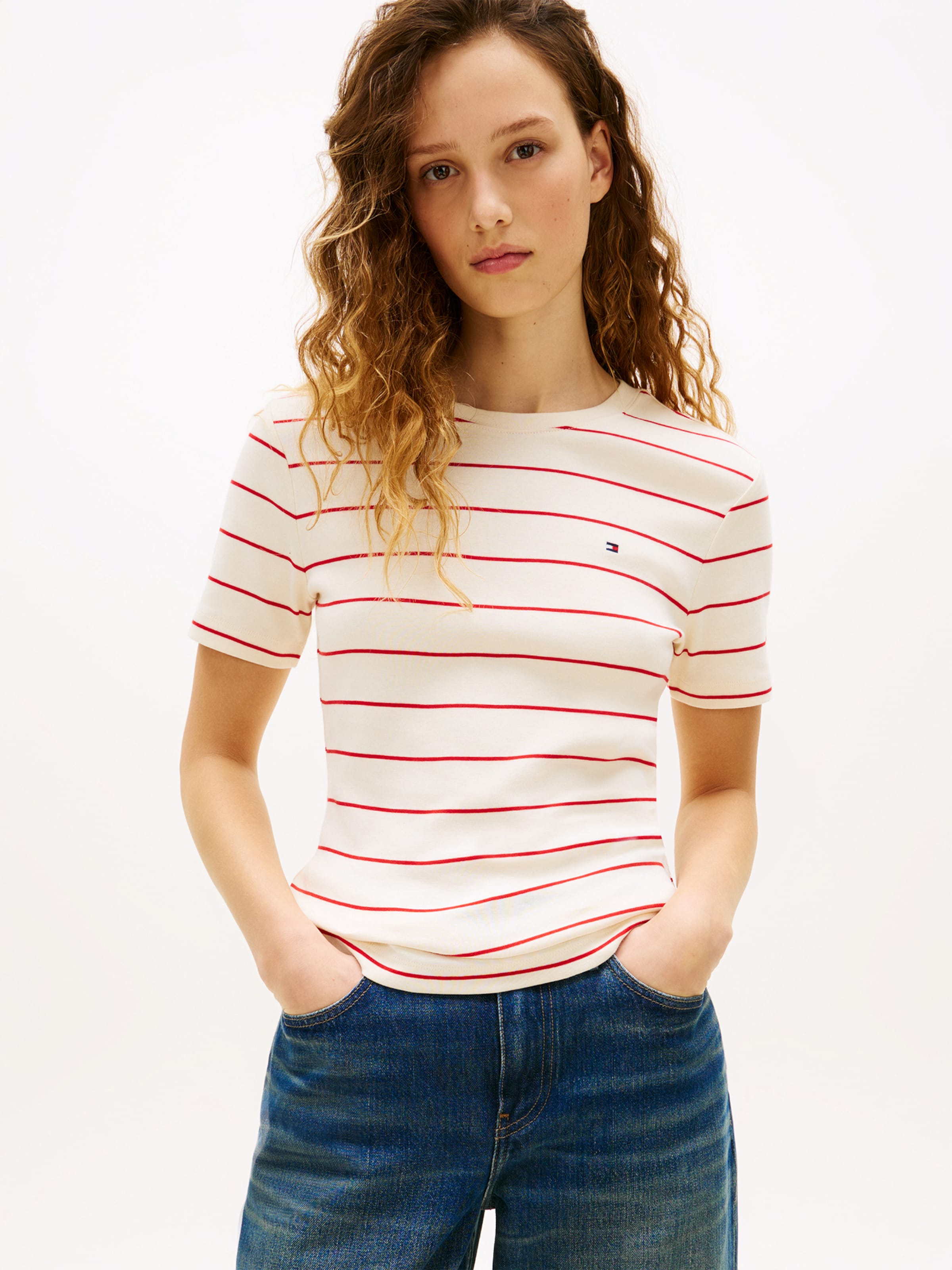 TOMMY HILFIGER Футболка 'CODY' в белом цвете — фото 2