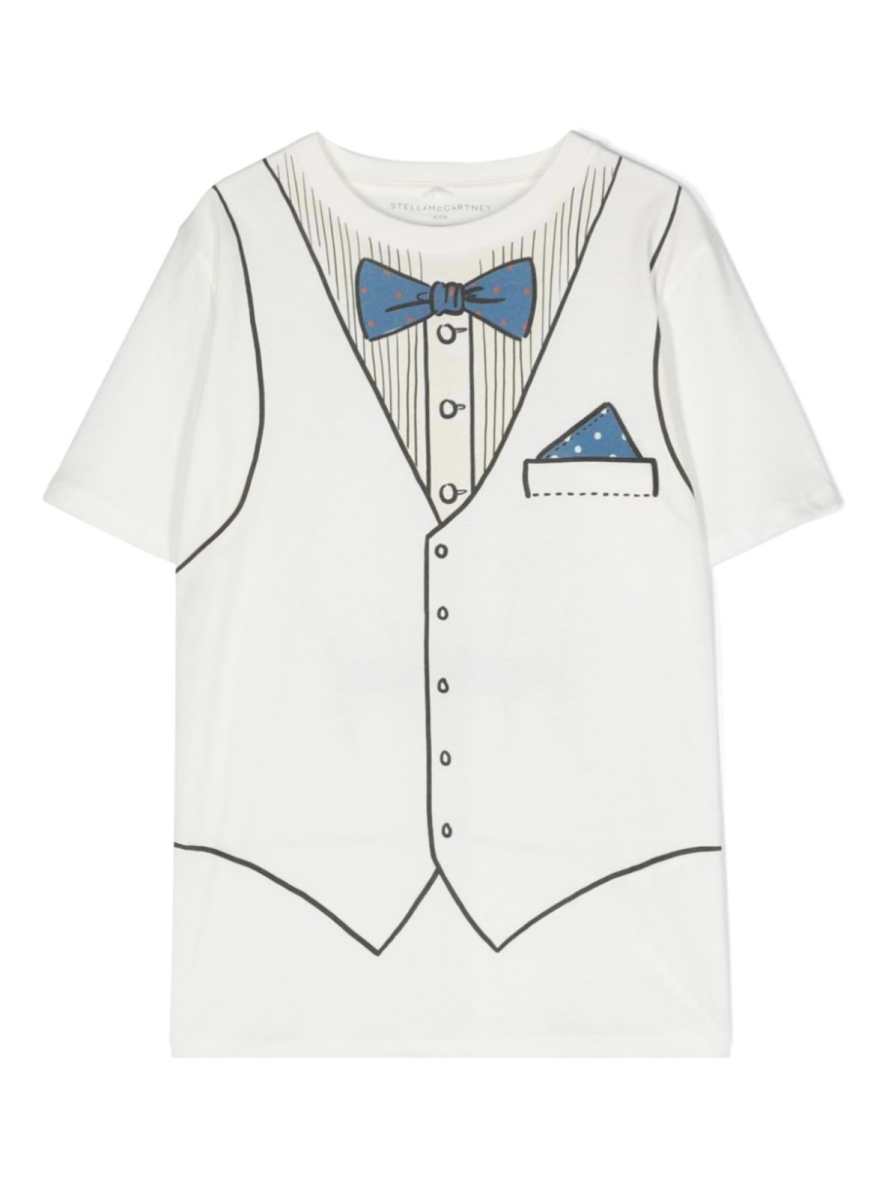 

Stella McCartney Kids футболка с графичным принтом, белый