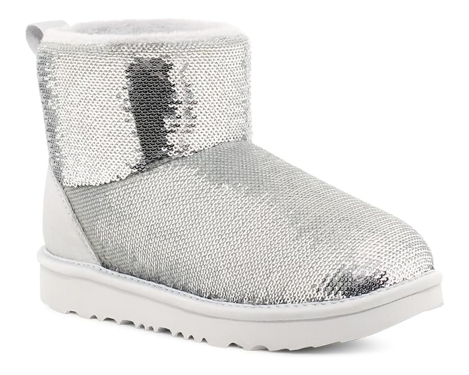 

Ботинки Ugg Classic Mini Mirror Ball, серебряный