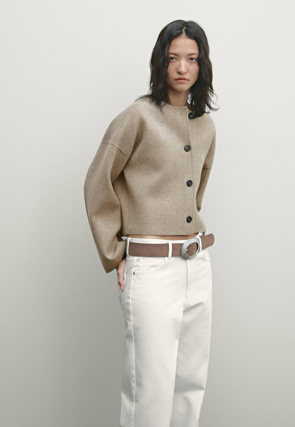 

Кардиган Massimo Dutti, коричневый