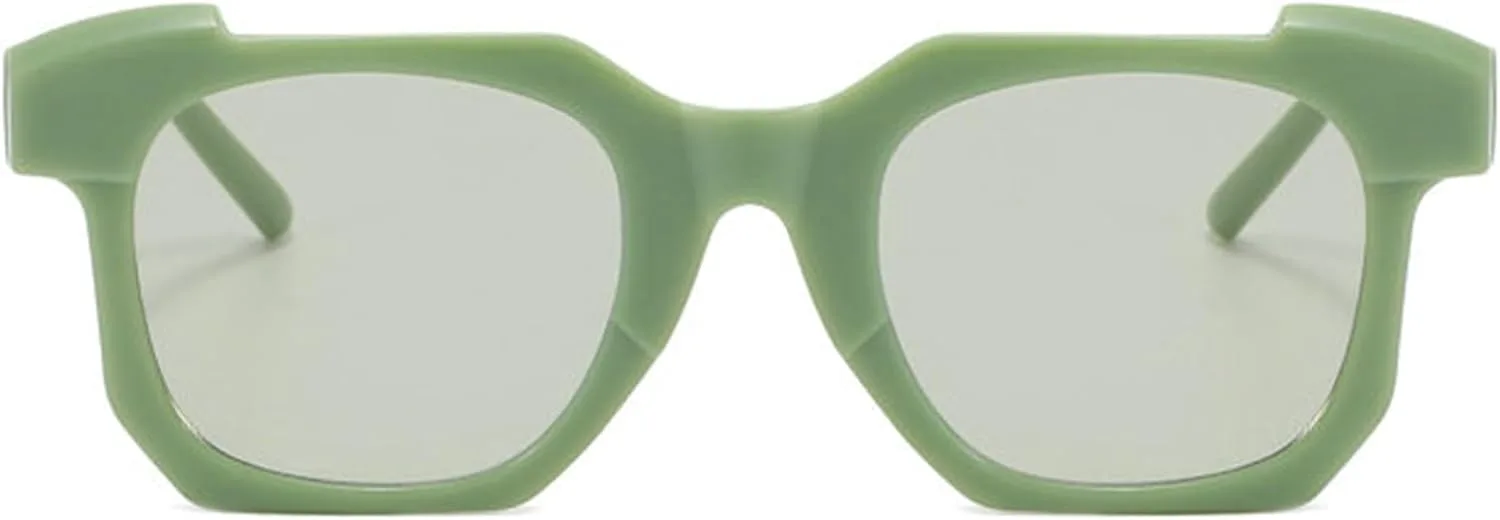 

Willochra Fashion Дизайнерские солнцезащитные очки-пилот Polygon для женщин и мужчин, в стиле ретро 70-х, квадратная оправа, панк, солнцезащитные очки, C6