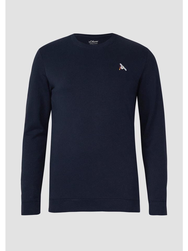 

s.Oliver Толстовка цвета 59D3_navy, Синий, s.Oliver Толстовка цвета 59D3_navy