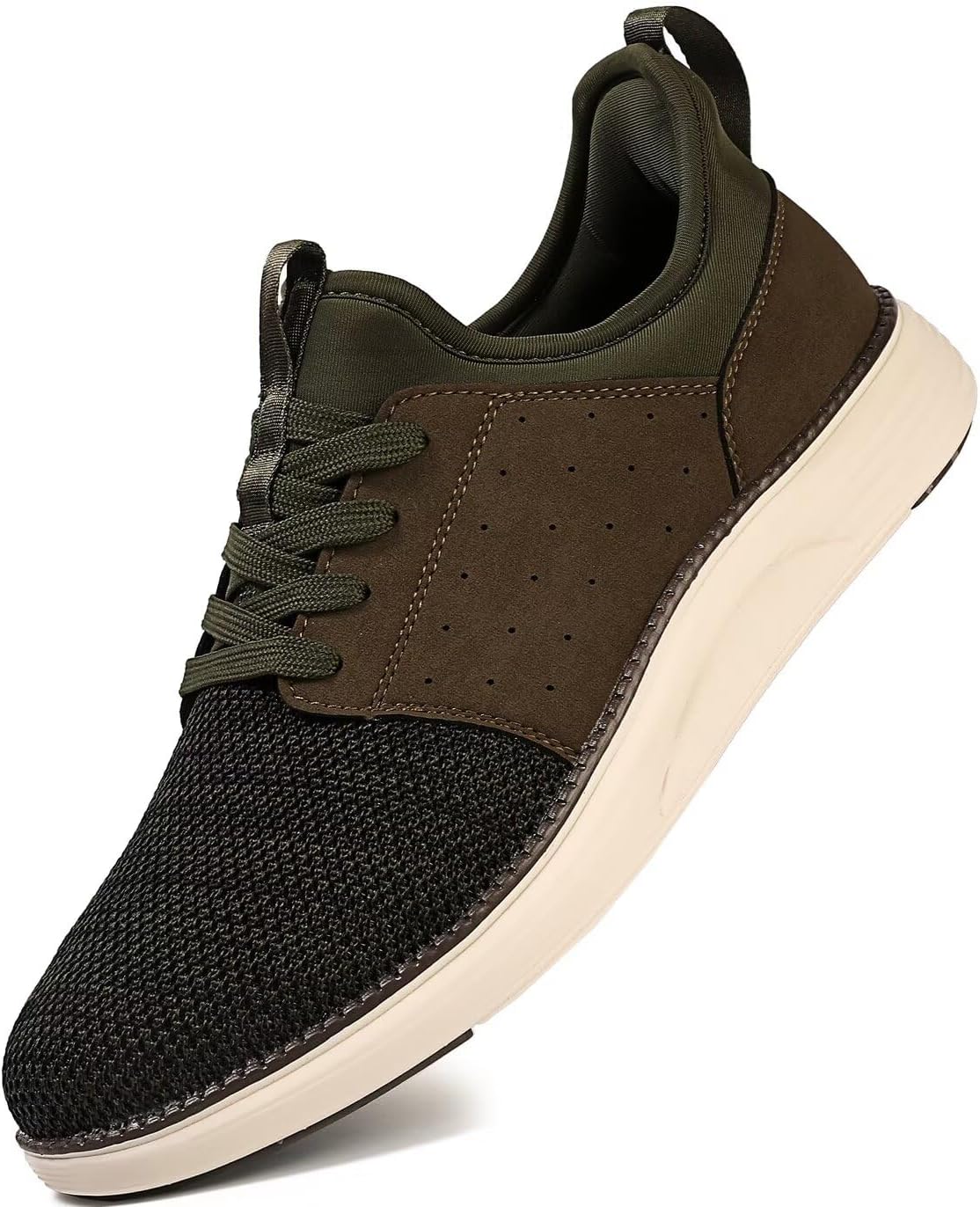 

Мужские повседневные туфли, модные кроссовки, легкие дышащие безшнурковые ходовые и спортивные кроссовки для тренировок и тенниса Yolark, зеленый