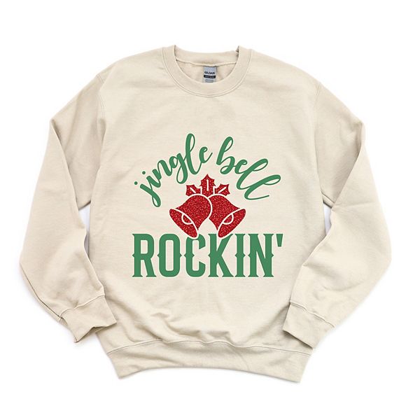 

Свитшот женский Jingle bell rockin' bell glitter Simply Sage Market, Dust, Зеленый, Свитшот женский Jingle bell rockin' bell glitter Simply Sage Market, Dust