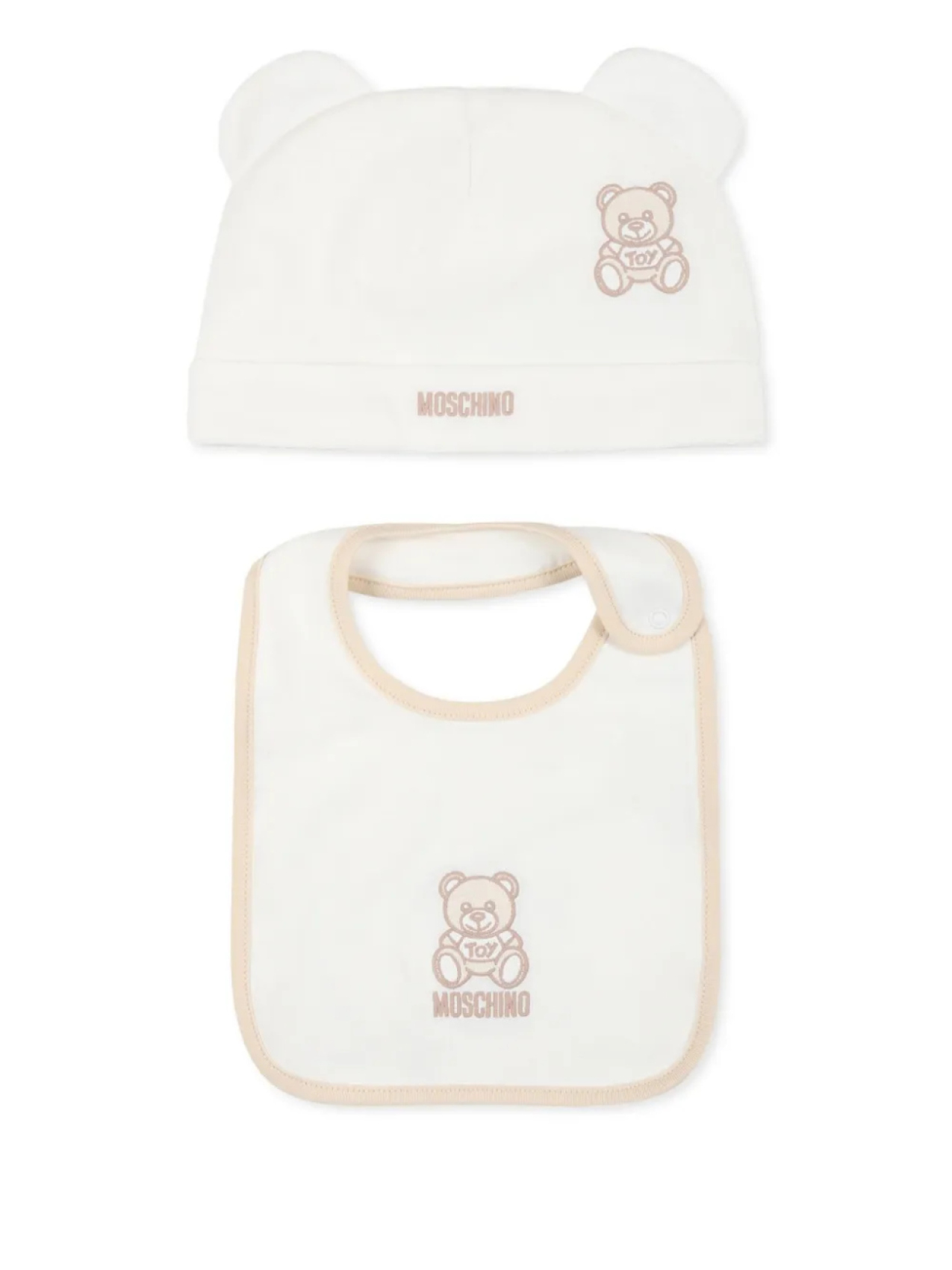 

Комплект шапок Moschino Kids Teddy Bear, белый