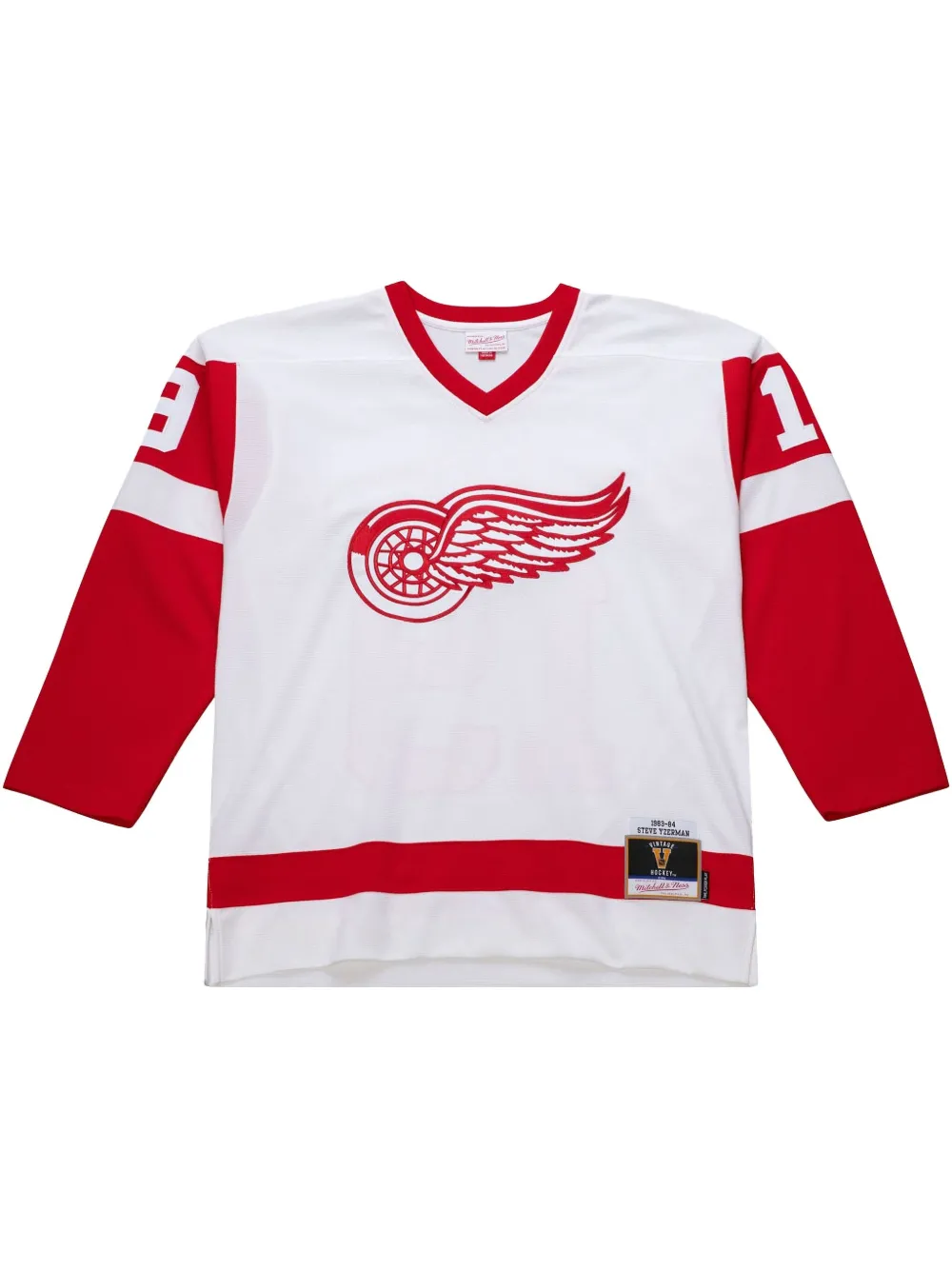 

Топ NHL Red Wings 1983 Steve Yzerman Mitchell & Ness, белый