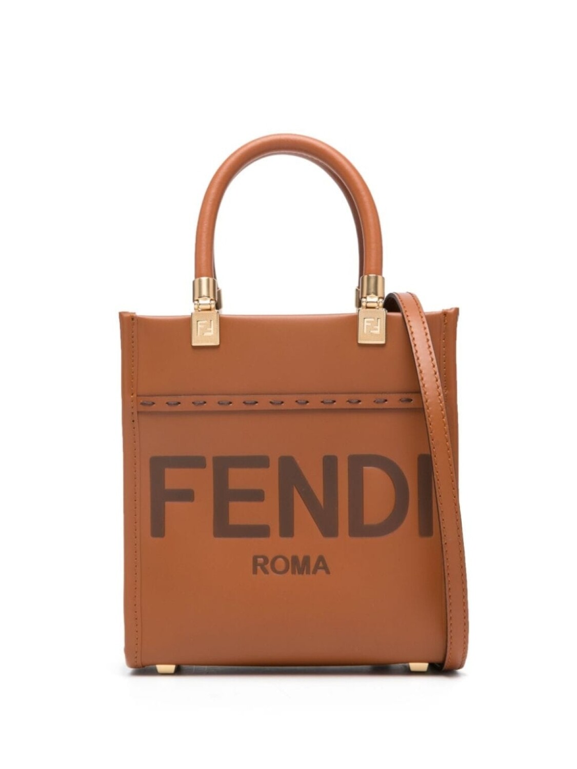 

Мини-сумка Sunshine FENDI, коричневый