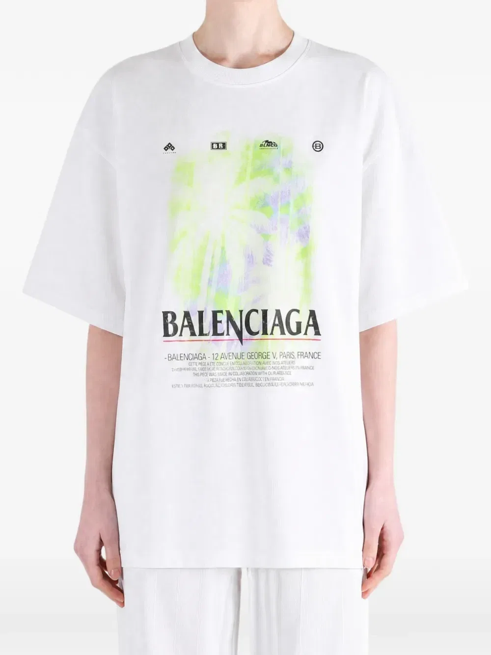 Футболка The Window BALENCIAGA, белый — фото 2