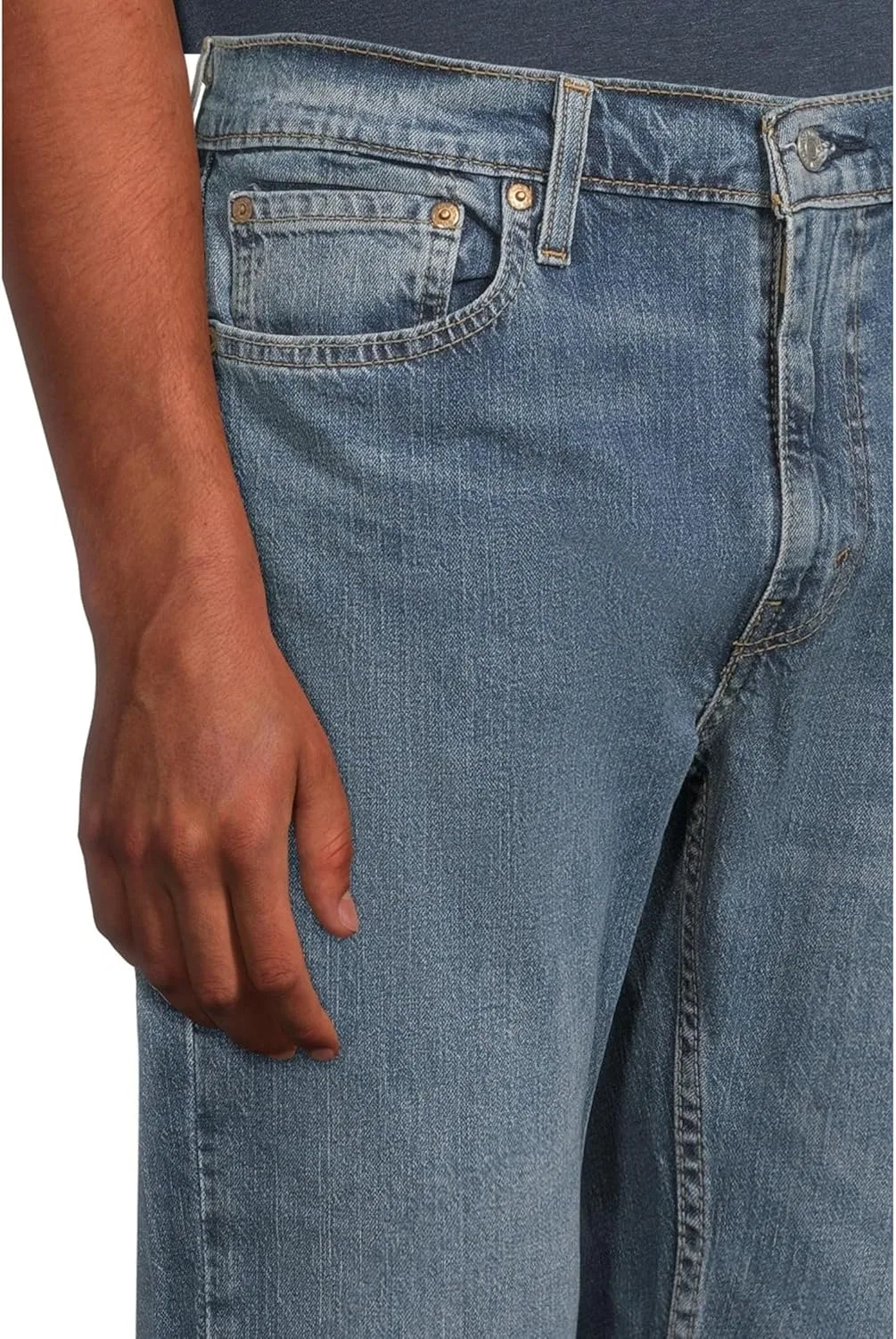 Джинсы Slim Bootcut Levi's, Blue Tunes - Medium Indigo — фото 4