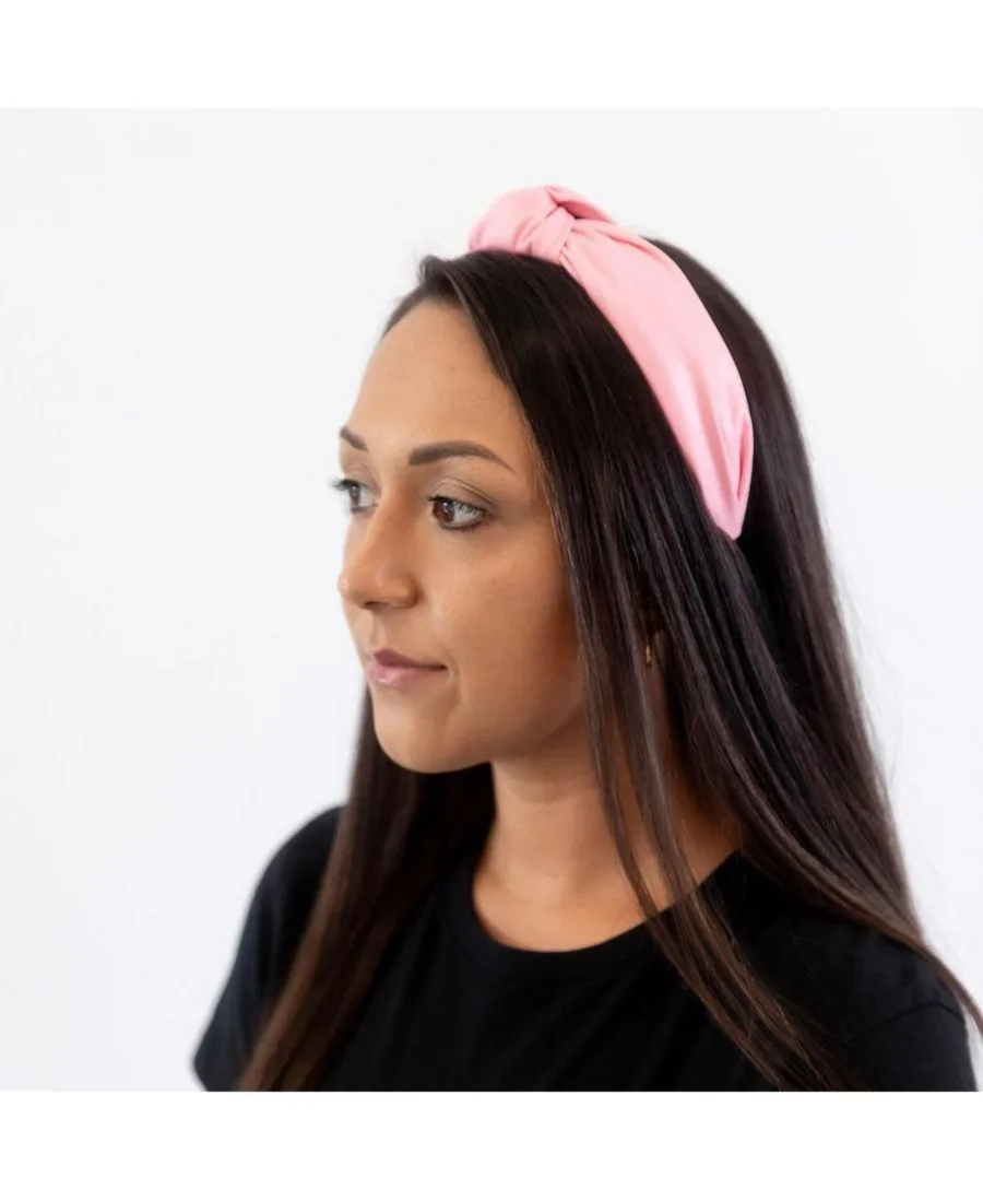 Headbands of Hope Женская повязка на голову "Бруклин" - светло-розовая — фото 3
