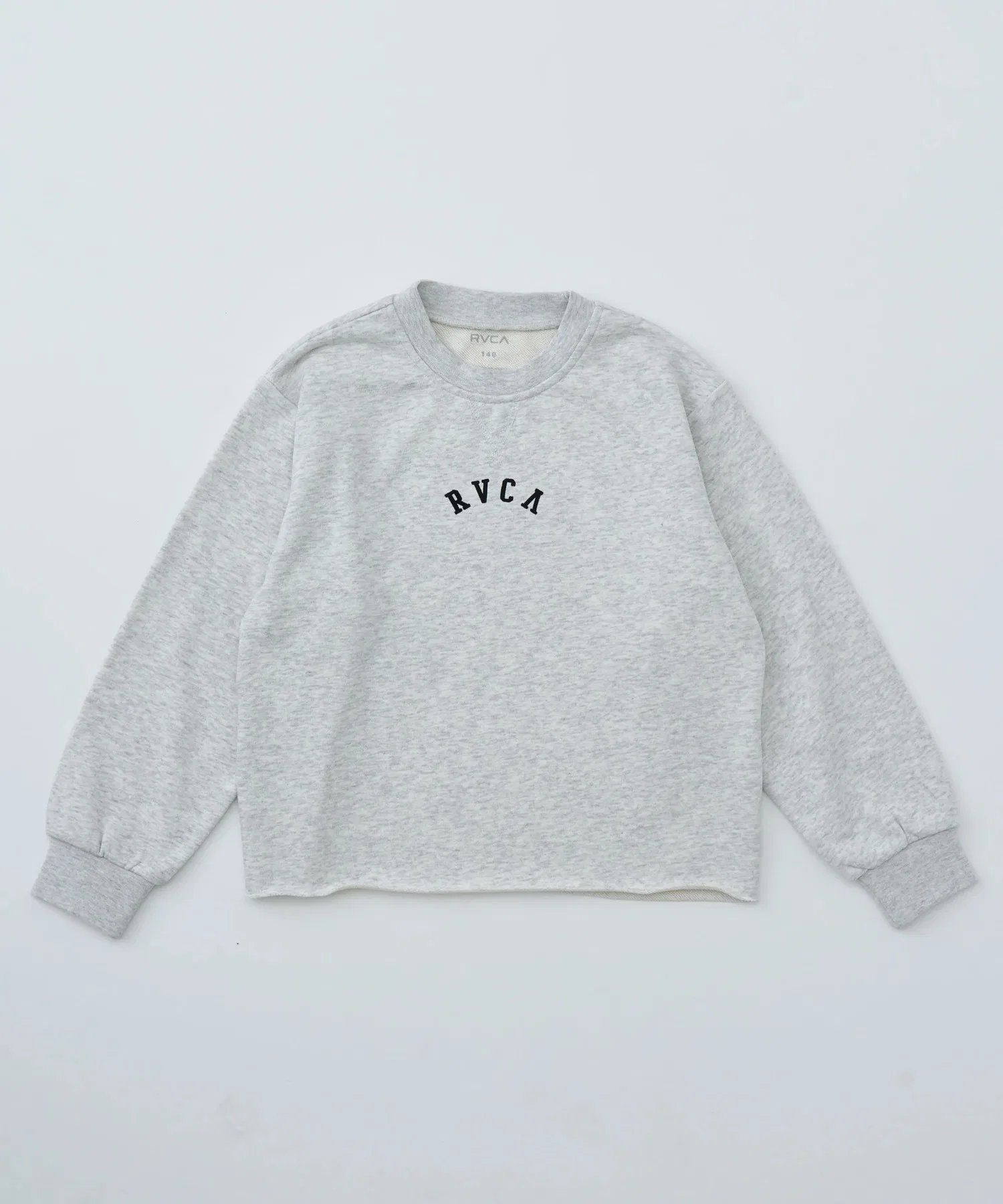 Детская толстовка RVCA Kids ARCH COLLEGE CROPPED CREW [модель осень/зима 2025] @autumn/RVCA Kids Arch Logo Sweatshirt — фото 3