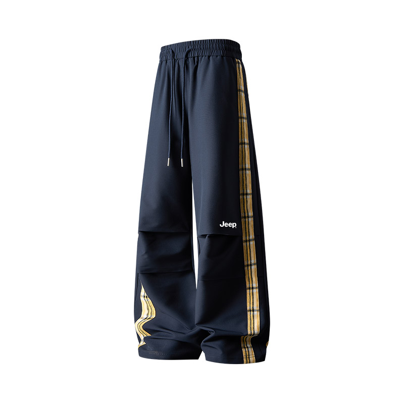 

Повседневные брюки Unisex Moderate Straight Fit Jeep, темно-синий