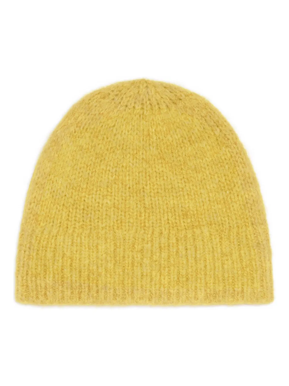

Шапка бини из смесовой шерсти альпаки DRIES VAN NOTEN, желтый