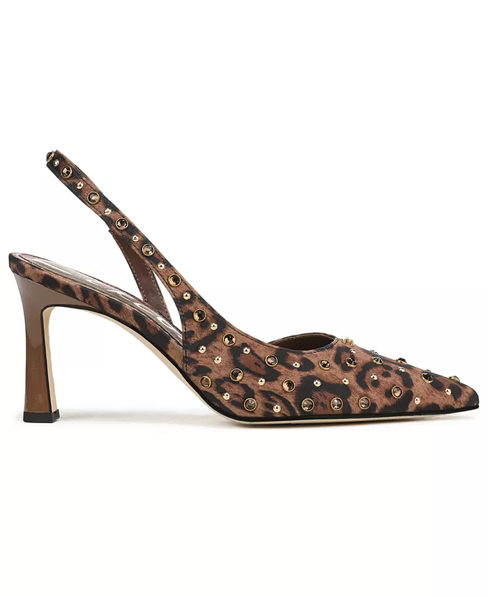 Женские туфли-лодочки Tallie со стразами и острым носком, асимметричные Circus NY by Sam Edelman, коричневый — фото 2