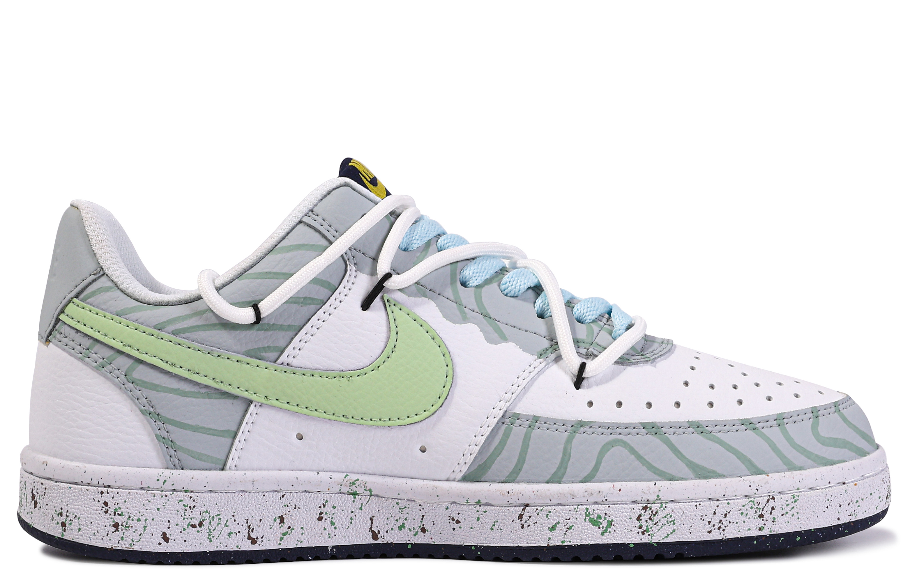 

Кроссовки Nike Court Vision 1 Skateboard Shoes Men Low-Top Green White