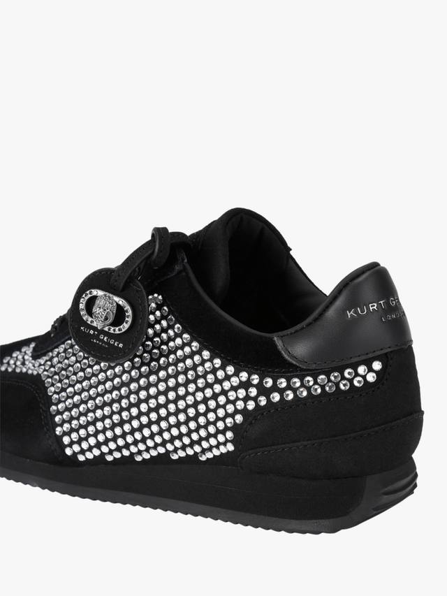 Chelsea Drench Crystal Tag кроссовки Kurt Geiger London, Black/Multi — фото 4