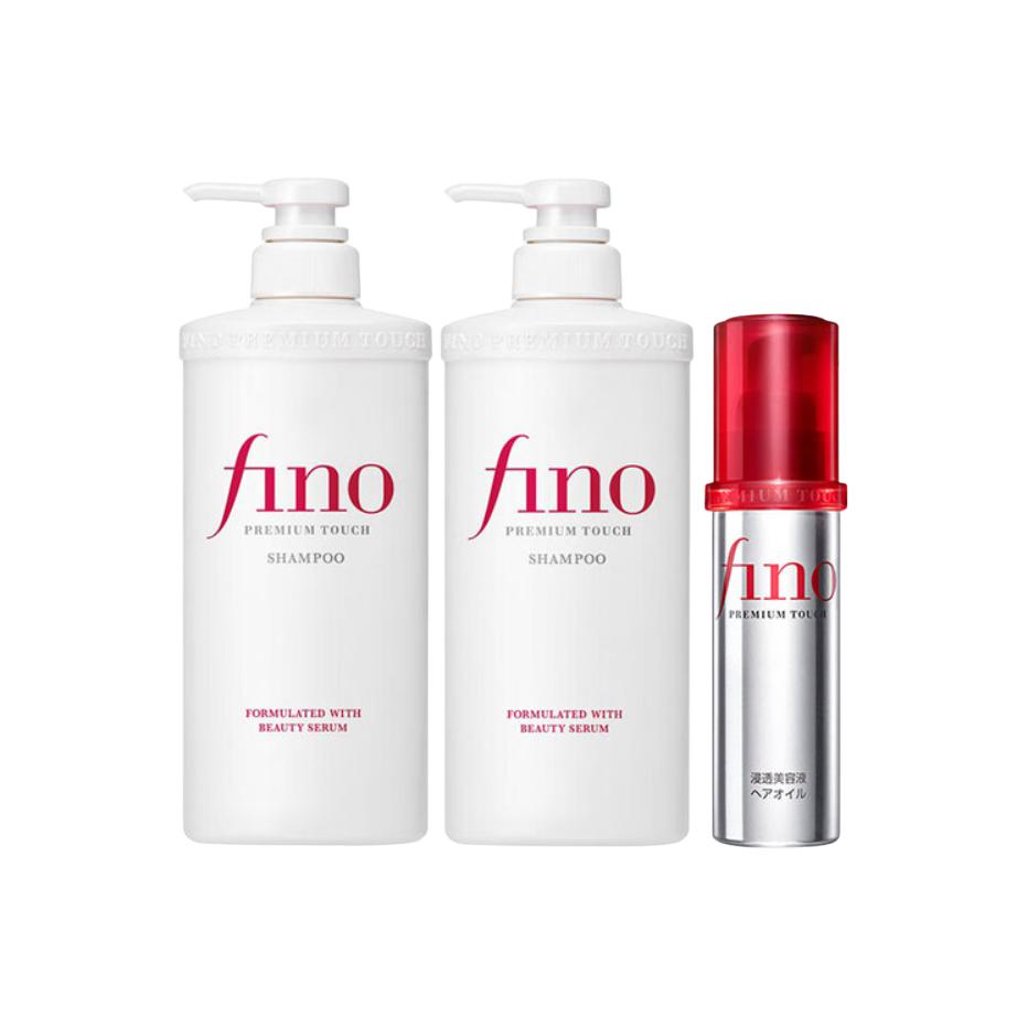 

Очищающий и кондиционирующий шампунь и кондиционер набор увлажняющий Fino