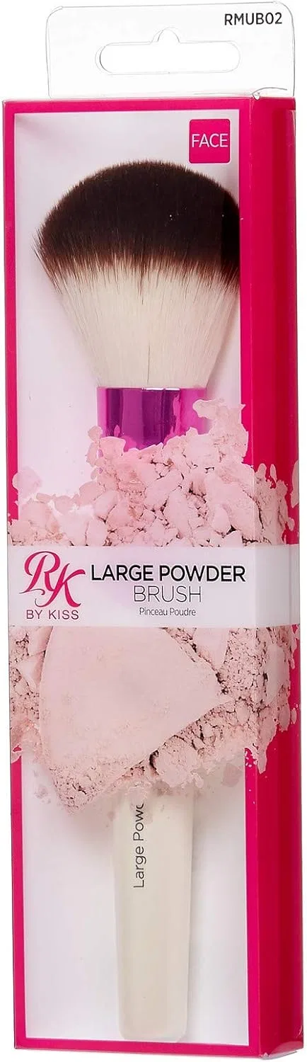 Кисть для макияжа пудровая большая Ruby Kisses 1 шт розовая — фото 4