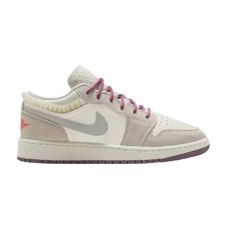 

Кроссовки Air Jordan 1 Low GS Sail Violet Dust, кремовый