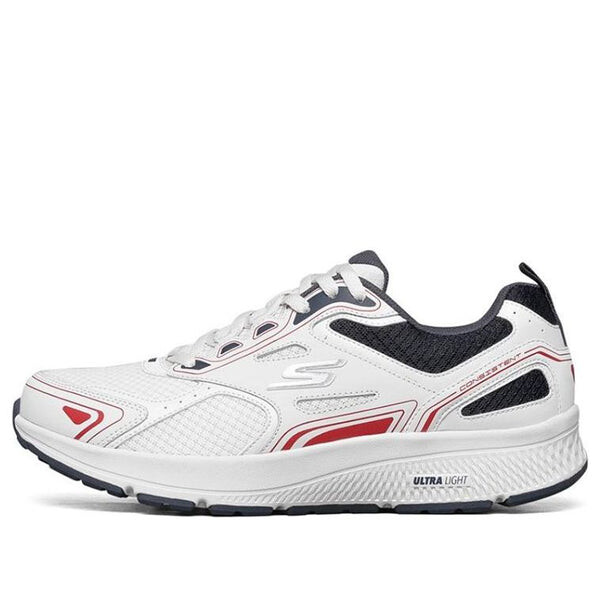 

Кроссовки go run consistent white/black/red Skechers, белый