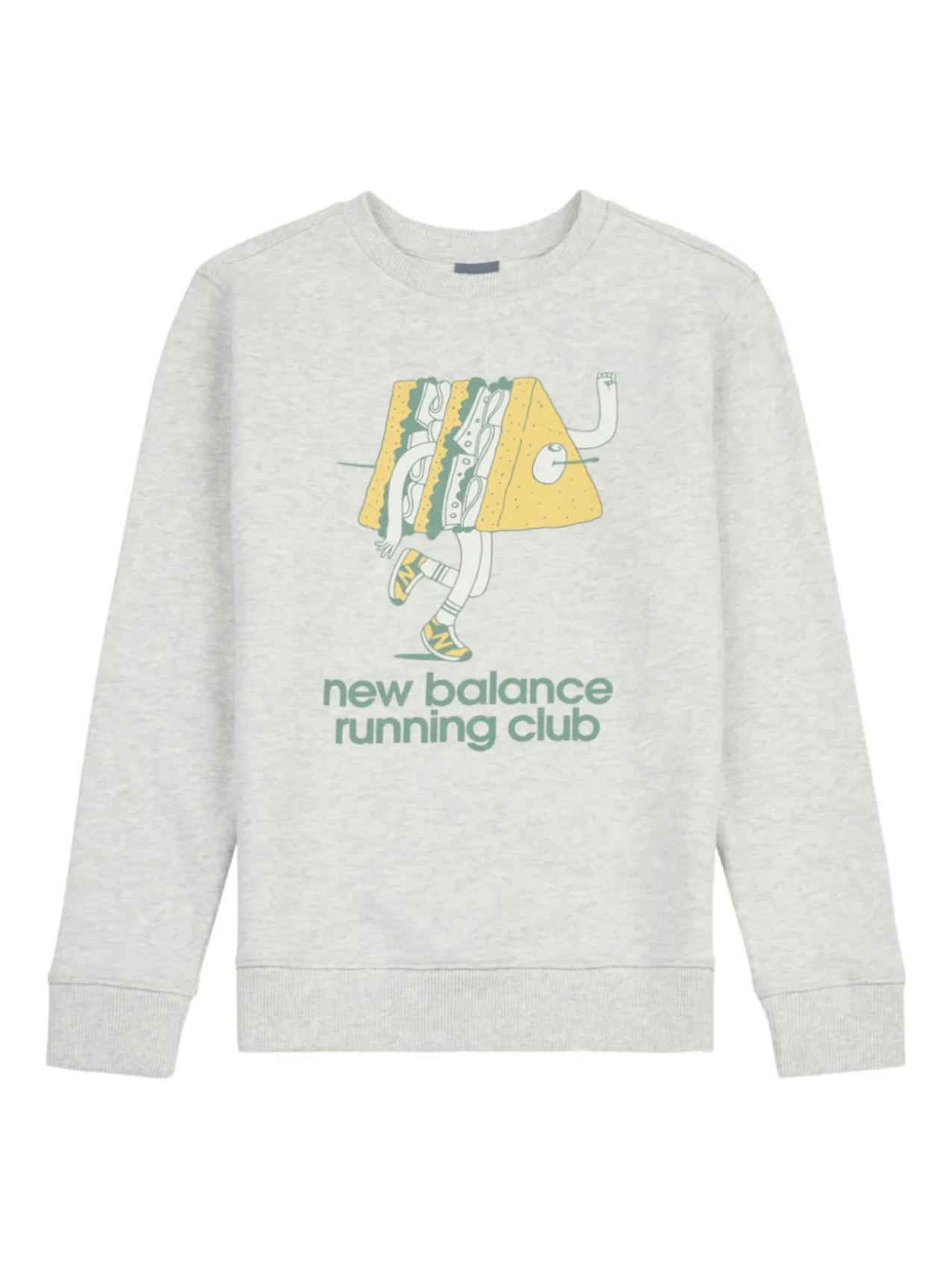 

Толстовка с логотипом New Balance Kids, серый