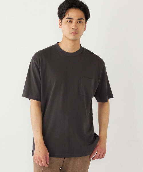 

Футболка деловая, гладкая, с коротким рукавом, антибактериальная, дезодорирующая SHIPS Colors, темно-серый