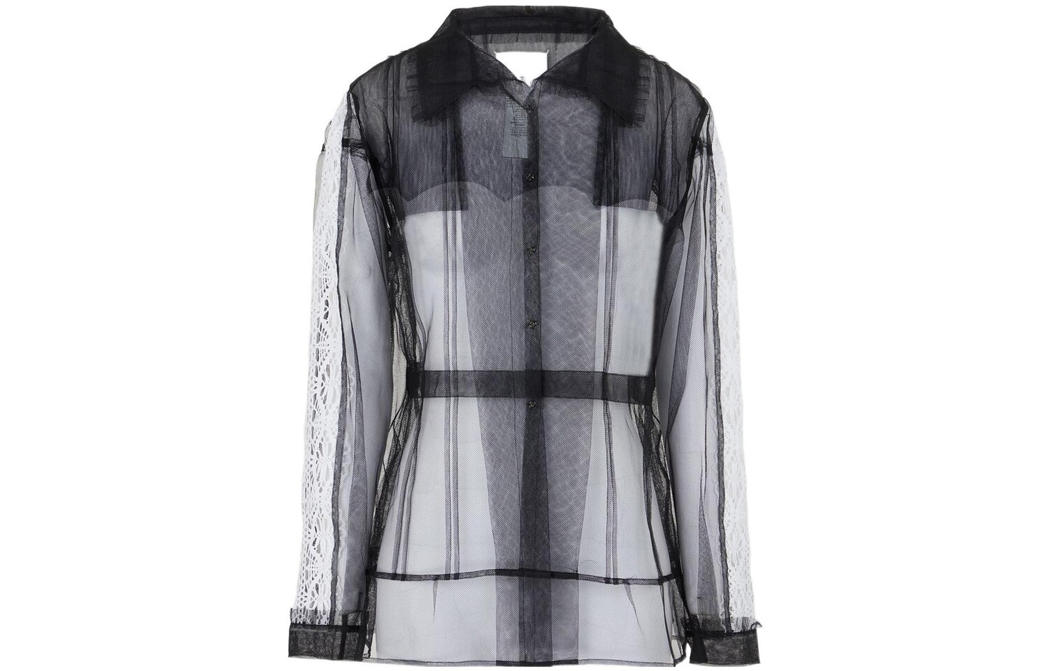 

Рубашка женская черная Maison Margiela