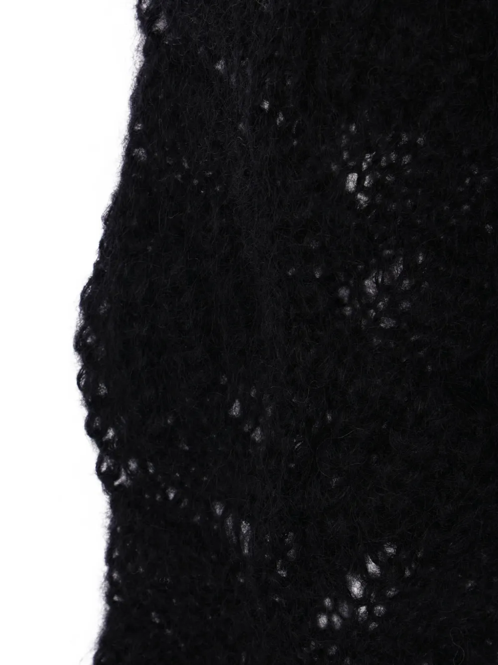 Свитер рыхлой вязки Comme Des Garcons, черный — фото 4
