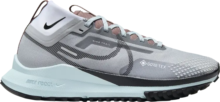 

Кроссовки Wmns React Pegasus Trail 4 GORE-TEX 'Light Smoke Glacier Blue', серый