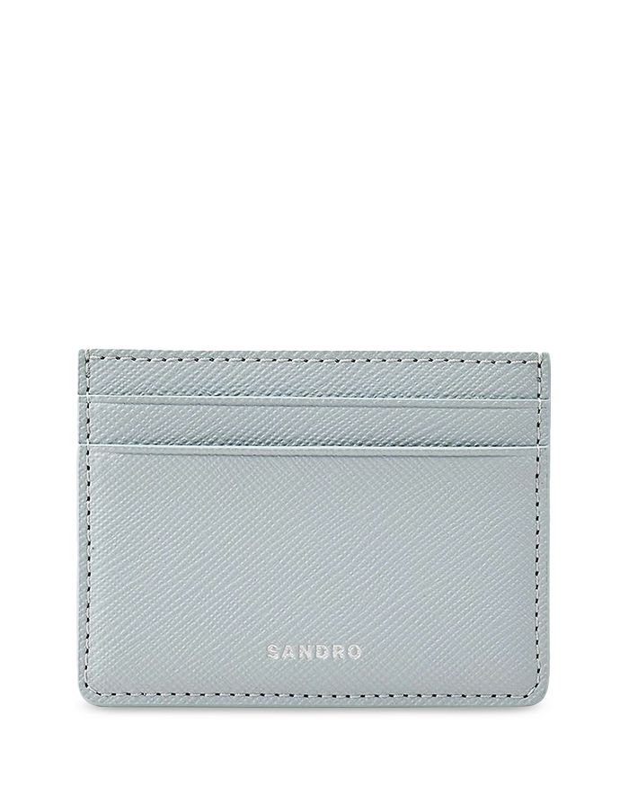 

Картхолдер из кожи Saffiano Sandro, синий