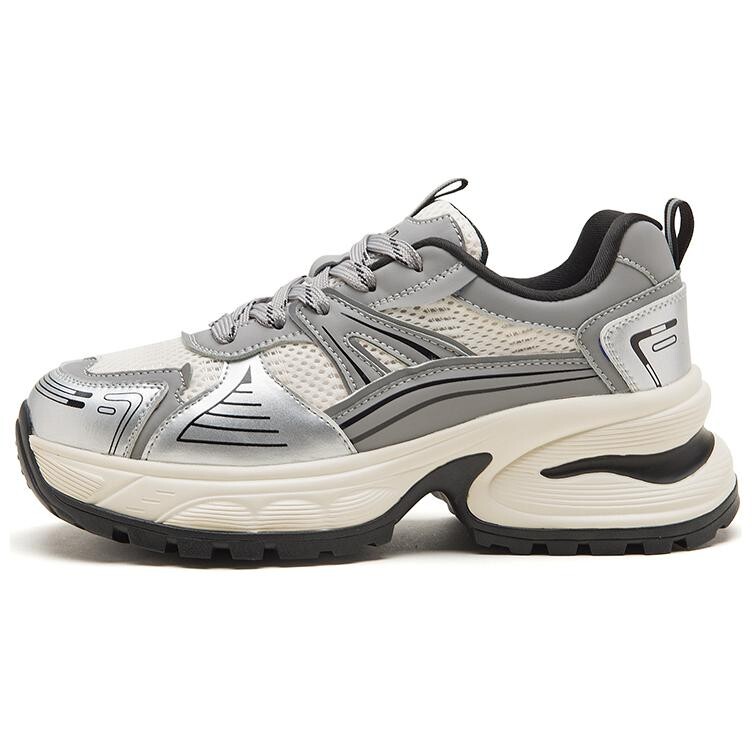 

Кроссовки женские толстые низкие Agsdon, черный