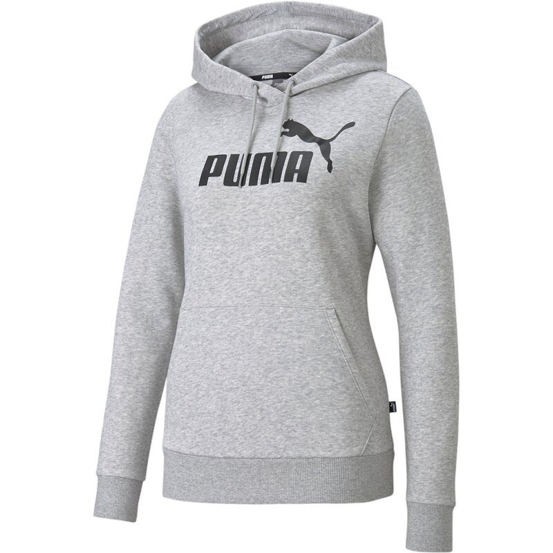 

Толстовка с логотипом ess hoodie fl Puma, серый