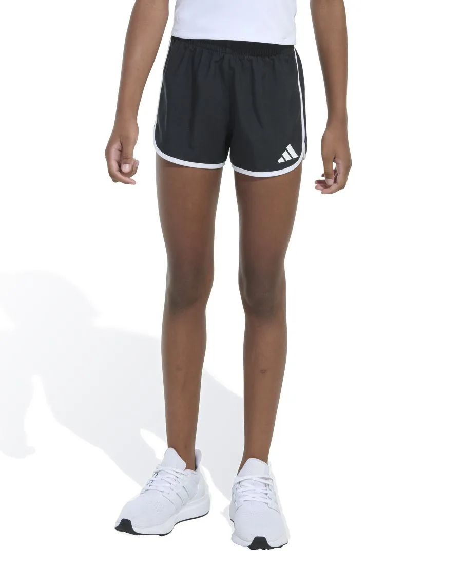 Шорты Pacer Pull-On для девочек 8-16 лет Adidas, черный