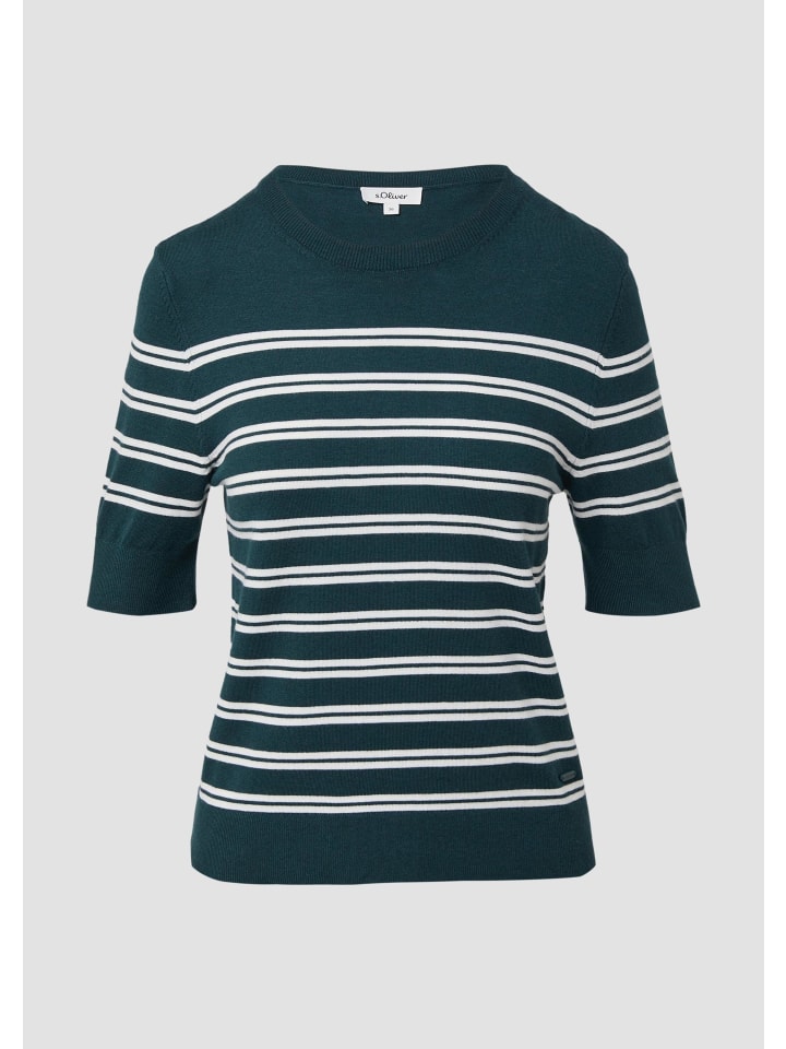 

Вязаный свитер цвета 69X0_fir зеленый s.Oliver