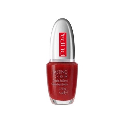 Лак для ногтей Lasting Color 602 Красный 5 мл, Pupa