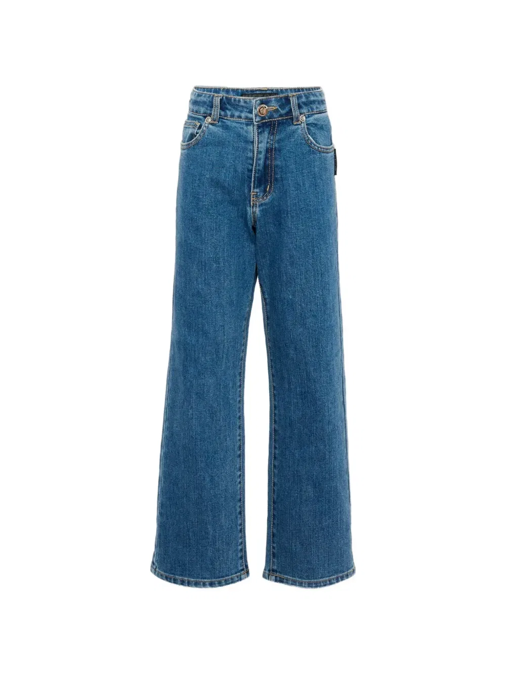 Джинсы прямого кроя Just Cavalli Kids, синий