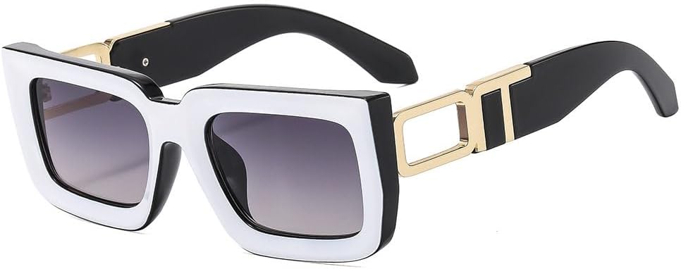 

Модные солнцезащитные очки класса люкс 2026 года для женщин и мужчин, ретро-очки с двухцветной оправой, трендовые модели, защита от ультрафиолета UV400 MTZJH, One Color