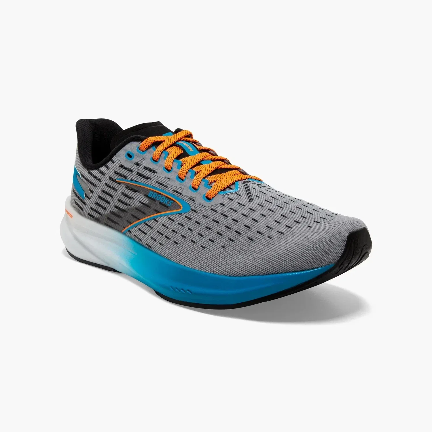 Мужские кроссовки Brooks Hyperion 110407-1D-020 серого цвета, цвета "атомный синий"
