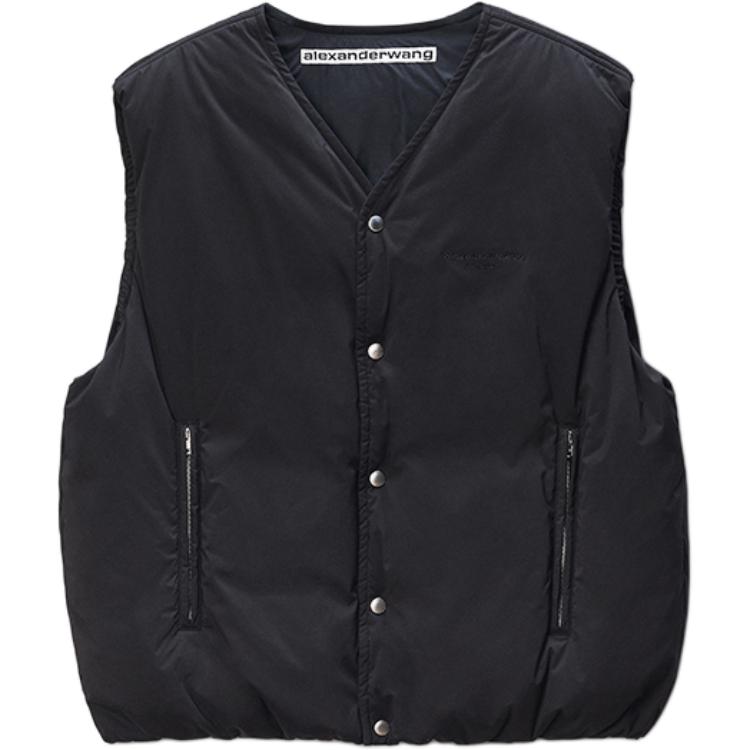 

Alexander Wang Пуховый жилет мужской черный с V-образным вырезом, средней толщины, другие характеристики