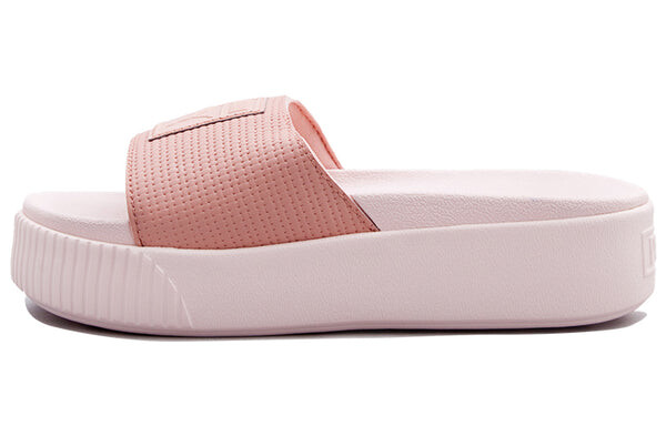 Тапочки platform slide ep 'peach beige' Puma, розовый — фото 2