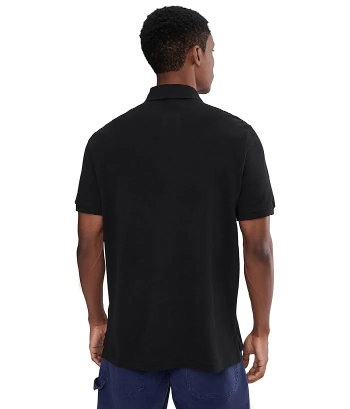 Поло Polo Ralph Lauren The Iconic Mesh Polo Shirt, Polo Black — фото 4