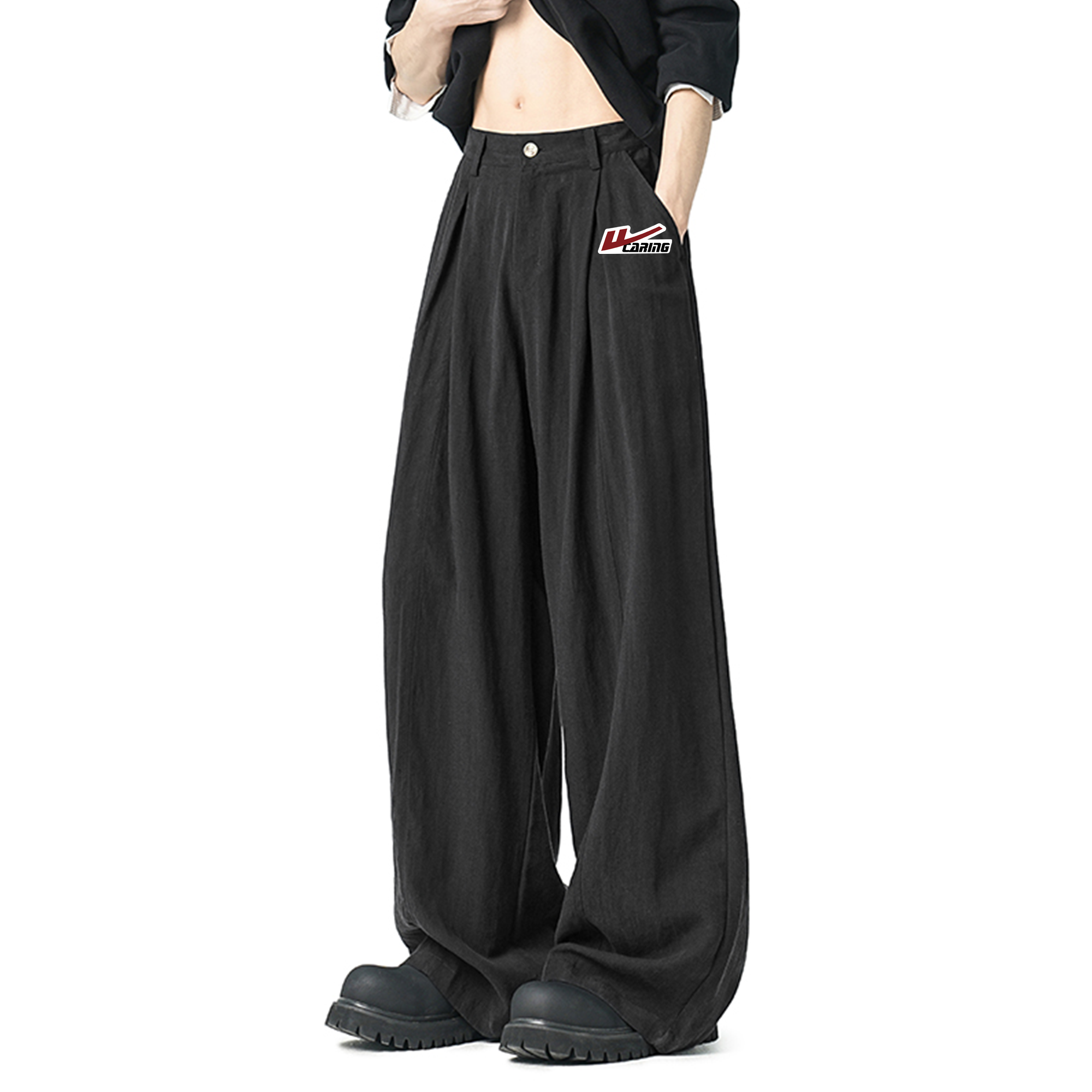 

Брюки для костюма Unisex Moderate WARRIOR, черный (diy badge)