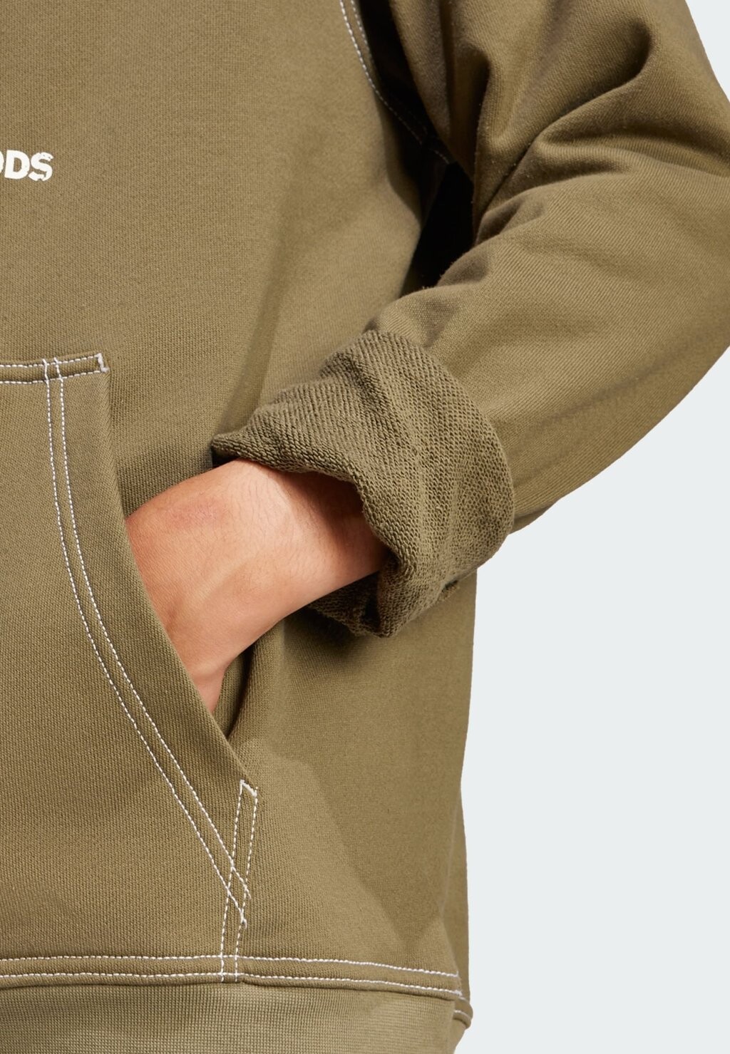 

Толстовка с капюшоном WABASH adidas Originals, оливковый