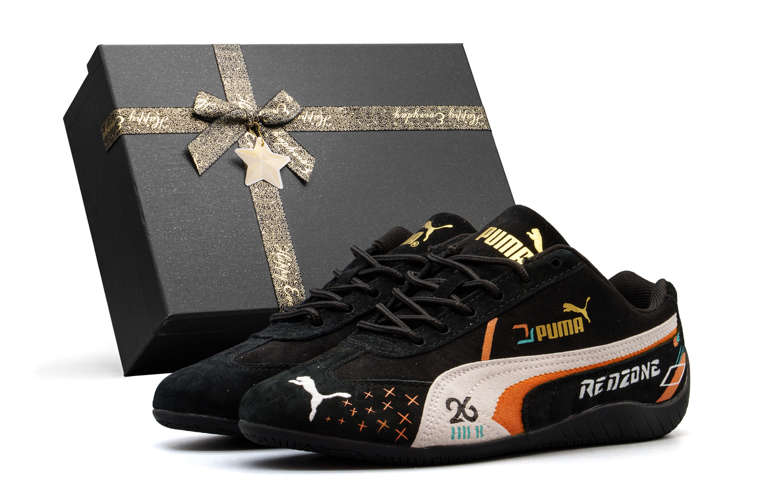 

Speedcat Collection устойчивые к истиранию низкие кеды Unisex PUMA, оранжевый черный (Box)