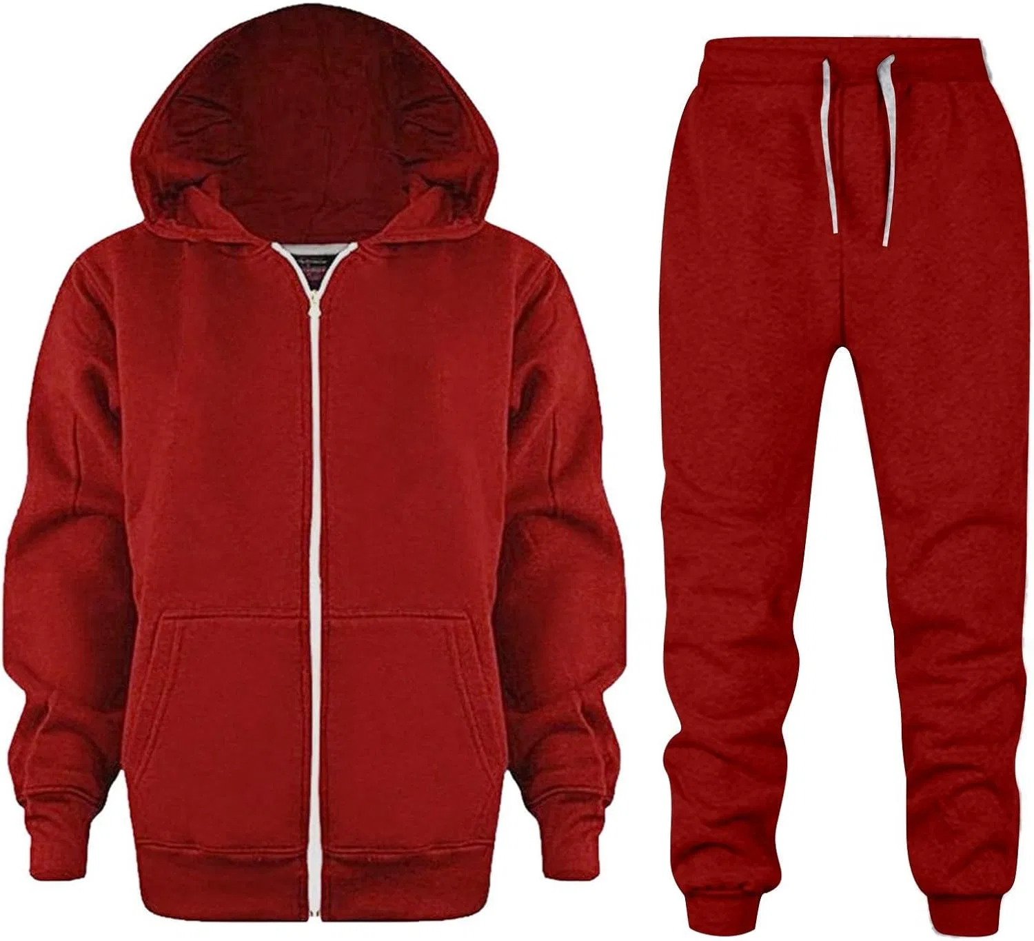 Детский спортивный костюм с капюшоном, Generic, 2 предмета, Red — фото 2